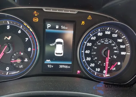 2022 Hyundai Veloster N из США, поврежденный, VIN KMHT36AH7NU014310